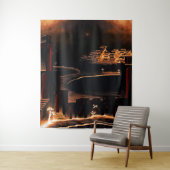 "Moments After" – 神秘的な不可解な芸術。 タペストリー (インサイチュ)