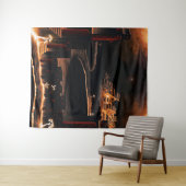 "Moments After" – 神秘的な不可解な芸術。 タペストリー (インサイチュ(横))