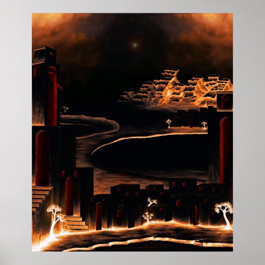 "Moments After" – 神秘的な不可解な芸術。 ポスター (正面)