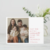 Moments and Memoriesレッドホリディフォトカード シーズンカード (スタンド正面)