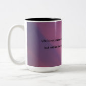 Moments coffee mug with cloud background ツートーンマグカップ (左)