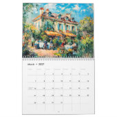 Moments in Bloom – 2027年印象派ガーデンカレンダー カレンダー (3月 2027)
