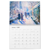 Moments in Bloom – 2027年印象派ガーデンカレンダー カレンダー (1月 2027)