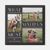 Moments Matter Personalized Photo Magnet マグネット (正面)