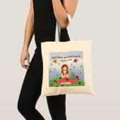 Moments of Peace & Love Tote Bag トートバッグ (正面(商品))