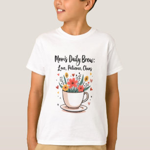 Momes Daily Brew : A母・ラブ Tシャツ