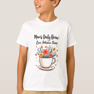 Momes Daily Brew : A母・ラブ Tシャツ