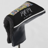MomEstablished Modern Bold Script Black 3 Photo ゴルフヘッドカバー (3/4 正面)