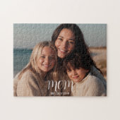 MomEstablished Modern Script Photo ジグソーパズル (横)
