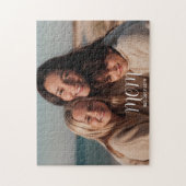 MomEstablished Modern Script Photo ジグソーパズル (縦)