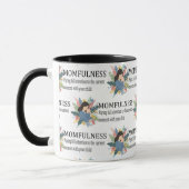 Momfulnessの定義フラワーマザーグッズパターン マグカップ (左)
