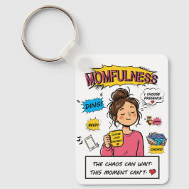 Momfulness コミック マインドフルママ 引用 作品 キーホルダー