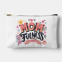 Momfulness マインドフルマザーフッド タイポグラフィ アクセサリーポーチ