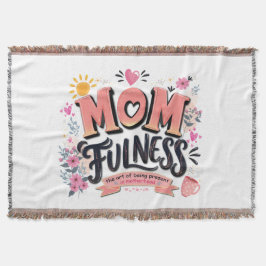 Momfulness マインドフルマザーフッド タイポグラフィ スローブランケット