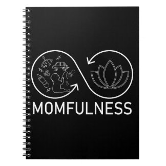 Momfulness ロータスインフィニティベビーケイオスラインアート ノートブック