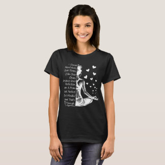 Momfulness Over Stress マインドフルなママの引用 Tシャツ
