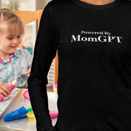 MomGPTでパワーを得たお母さんコメディバースデー - AIジョーク トライブレンドTシャツ