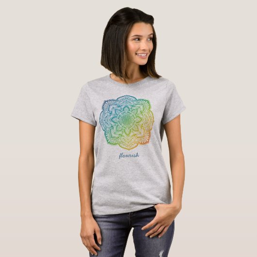 Momijigari Mandala Personalized T-Shirt Tシャツ (正面フル)