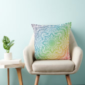 Momijigari Mandala Throw Pillow クッション (椅子)