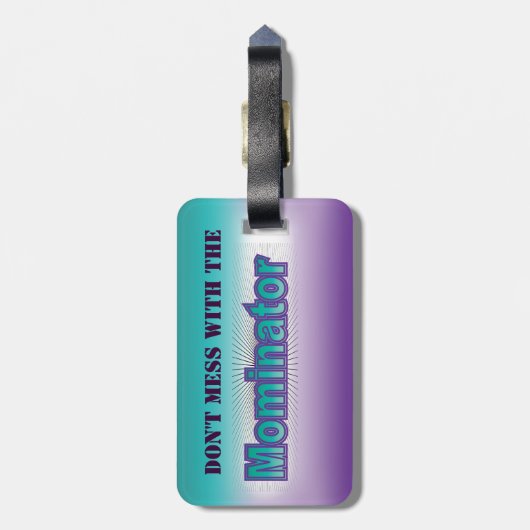 Mominator ラゲッジタグ (裏面縦)