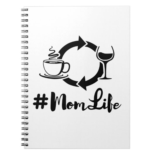 #MomLifeノートブック ノートブック (正面)