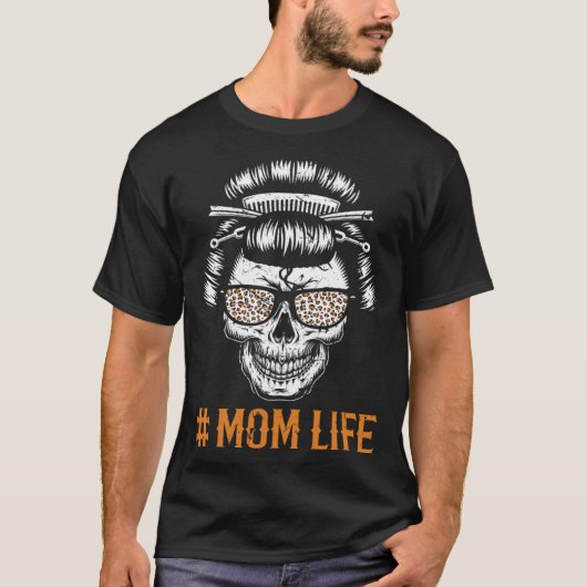momlife  Modern Crazy Mom  Crazy Mother Tシャツ (正面)