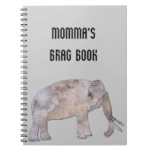 MOMMAの自慢話の本象の写真のノート ノートブック (正面)