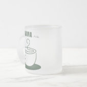 Momma Fuel Mug フロストグラスマグカップ (正面左)