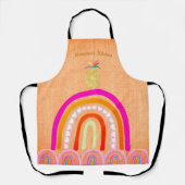 Momma's Kitchen Island Rainbows エプロン (正面)
