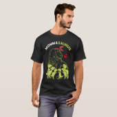 Mommasaurusママ6子供の恐竜の母の日 Tシャツ (正面フル)