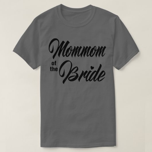 Mommom Of Bride Wedding Party Matching White  Tシャツ (デザイン正面)