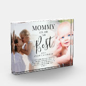 'MOMMY'あなたは'写最高の真の名前と引用文 フォトブロック (左)