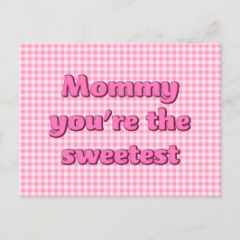 MommyあなたはSweetest Mothers Dayはがき シーズンポストカード