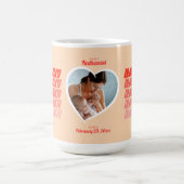 Mommyと新生児写真 コーヒーマグカップ (中央)