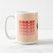 Mommyと新生児写真 コーヒーマグカップ (左)