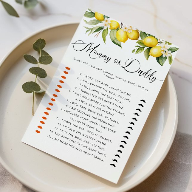 MommyまたはDaddyゲームと言った柑橘類レモン (クリエイターアップロード済み)