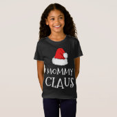 MommyクロースクリスマスハットファミリーPjグループマッチング Tシャツ (正面フル)