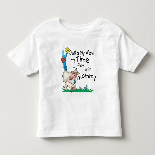 Mommy2と遊の時間 トドラーTシャツ (正面)