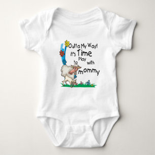 Mommy2と遊の時間 ベビーボディスーツ