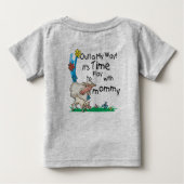 Mommy2と遊の時間 ベビーTシャツ (裏面)