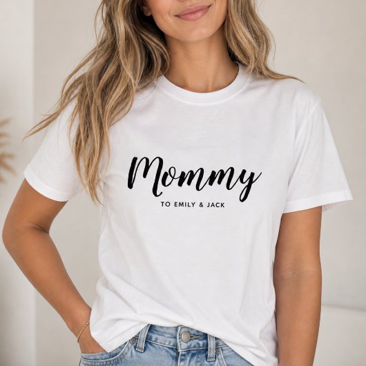 Mommy | モダンママのキッズネーム 母の日 tシャツ