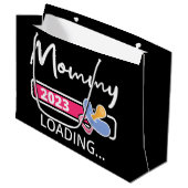 Mommy 2023ロードI – ママに昇格 ラージペーパーバッグ (正面アングル)