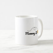 Mommy 2 Beeコーヒーマグ コーヒーマグカップ (正面右)