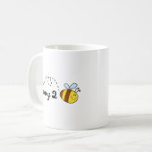 Mommy 2 Beeコーヒーマグ コーヒーマグカップ (正面左)