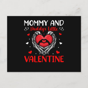 Mommy and Daddy Little Valentine   バレンタインデー ポストカード