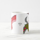 Mommy and Dragon Whimsical Mug コーヒーマグカップ (中央)