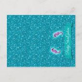 Mommy Baby Shower Cardsのアドバイス アドバイスカード (裏面)