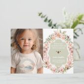 Mommy Bee 誇りを持った Preschool卒業発表 招待状 (スタンド正面)