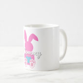 Mommy Bunny Mug – かわいい家族のイースターギフト コーヒーマグカップ (正面右)