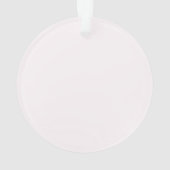 Mommy Custom Name & Photo Acrylic Ornament オーナメント (裏面)